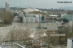 Blick vom BKW Tower zur Bern Arena