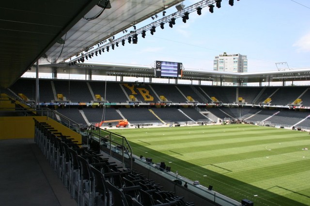 Blick von der Champions Lounge